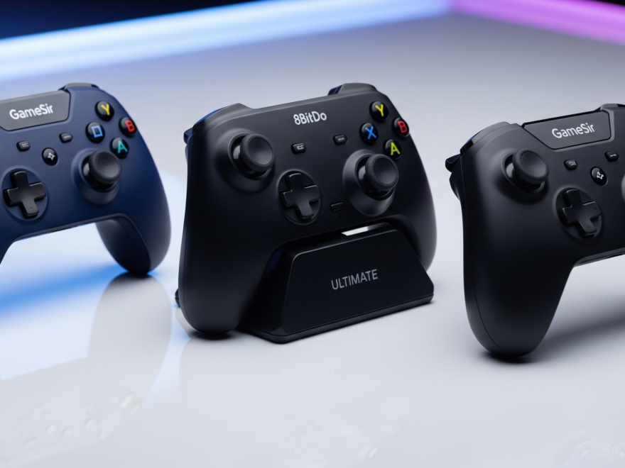 Melhores Controles para PC Custo-Benefício 2026 GameSir T4 Nova Lite 8BitDo Ultimate Cyclone 2 Hall Effect