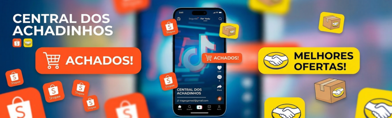 Achadinhos da Shopee e Mercado Livre atualizados diariamente.